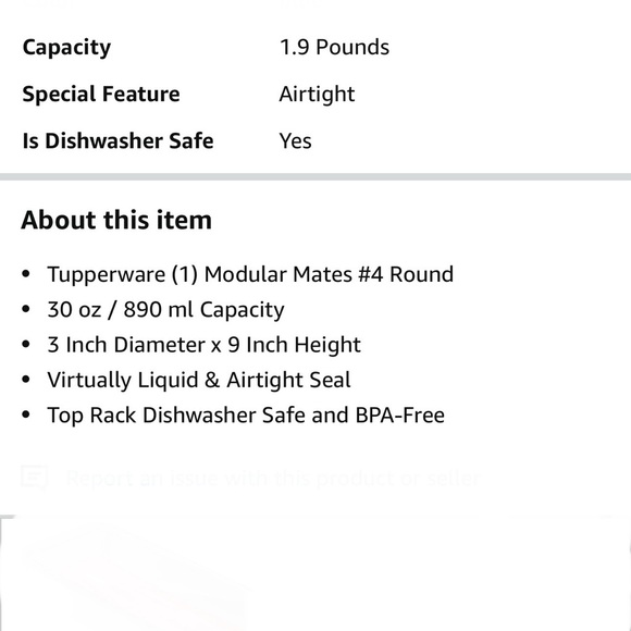 Tupperware Modular Mate Round 4 - Picture 7 of 8